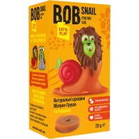 Натуральные конфеты Bob Snail Яблоко-Груша с игрушкой, 20 г
